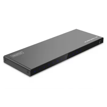 Splitter HDMI DIGITUS 1x8. 4K/60Hz HDCP 2.3. Controllo EDID