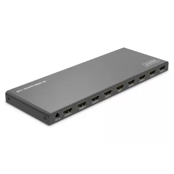 Splitter HDMI DIGITUS 1x8. 4K/60Hz HDCP 2.3. Controllo EDID