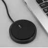 Microfono per conferenze TECHLY 362725, USB Type-A con cavo, omnidirezionale, portata 3 m, 100–16000 Hz, 680 Ω, corpo in metallo, cavo 2 m