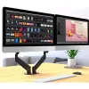 Techly ICA-LCD 462B braccio per monitor da scrivania, molla a gas, 17-32 pollici (43,2-81,3 cm), 9 kg, VESA 75x75/100x100, nero