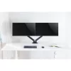 Techly ICA-LCD 462B braccio per monitor da scrivania, molla a gas, 17-32 pollici (43,2-81,3 cm), 9 kg, VESA 75x75/100x100, nero