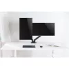 Techly ICA-LCD 462B braccio per monitor da scrivania, molla a gas, 17-32 pollici (43,2-81,3 cm), 9 kg, VESA 75x75/100x100, nero