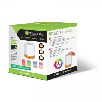 Lampada da tavolo Techly I-LED TOUCH 1,6 W bianca LED con controllo touch