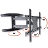 Techly 40-65 supporto a parete per TV LCD ultra sottile Full Motion nero ICA-PLB 171L