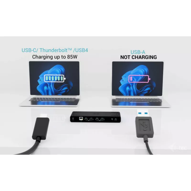 i-tec docking station universale Dual 4K Display + Power Delivery 85W