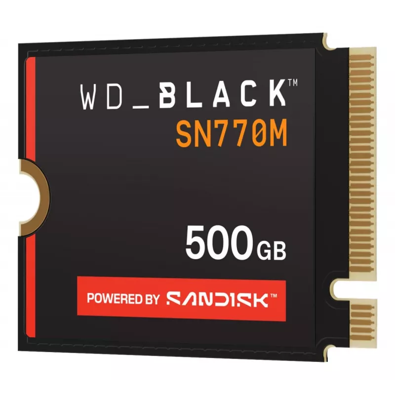 SSD WESTERN DIGITAL - WD_BLACK SN770M - 500GB - PCIe Gen4 - M.2 2230