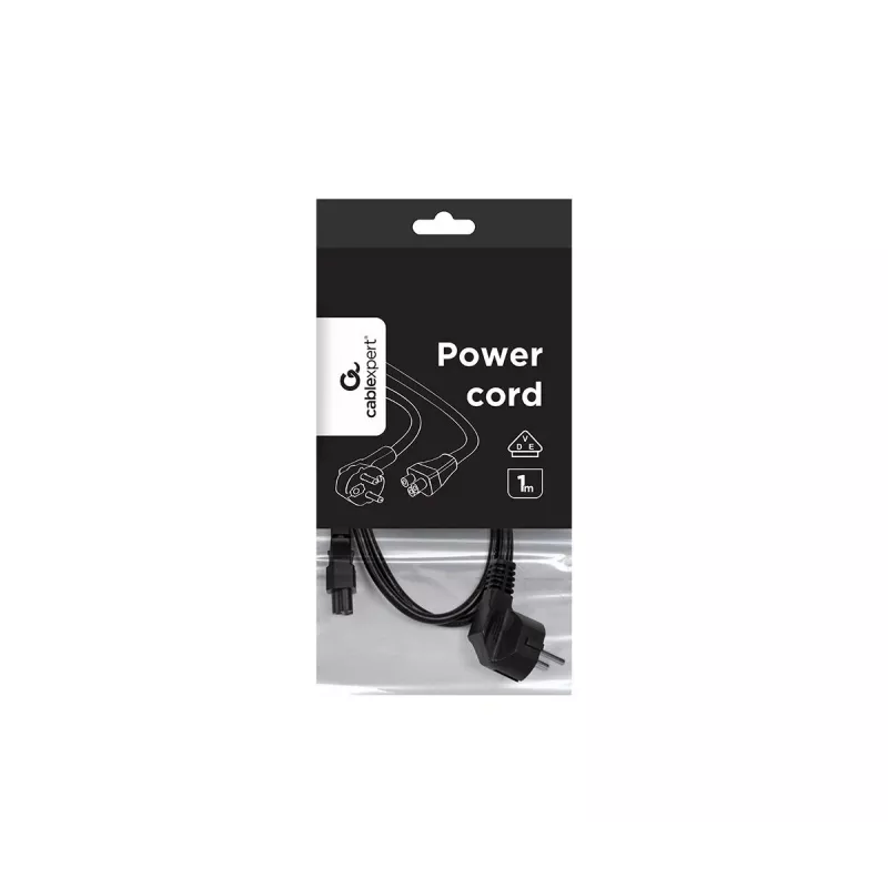 Gembird PC-186-1M cavo di alimentazione, CEE 7/7 a C13, VDE, 1 m