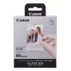 Canon XC-60L, sublimazione, 5,4x8,5 cm, 60 pz. Canon XC-60L. Tecnologia di stampa: sublimazione, formato carta: 5,4x8,5 cm. Quantità per confezione: 60 pz.