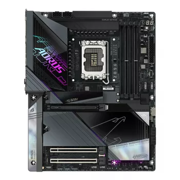 Scheda madre GIGABYTE Z890 AORUS MASTER - Supporta CPU Intel Core Ultra (Serie 2), VRM 18+1+2 fasi, fino a 9500 MHz DDR5 (OC), 2x PCIe 5.0 + 3x PCIe 4.0, Wi-Fi 7, 10GbE LAN, Thunderbolt 4