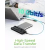 ICY BOX IB-180MS-C31 USB 3.2 Gen 2 (3.1 Gen 1) Type-C nero