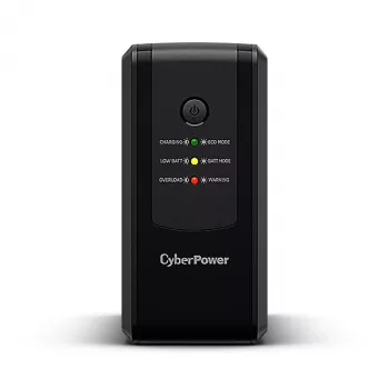Gruppo di continuità CYBERPOWER UT650EG, UPS Line-Interactive, 0,65 kVA (360 W), 3x uscite Type-F, AVR, tensione di uscita sinusoidale