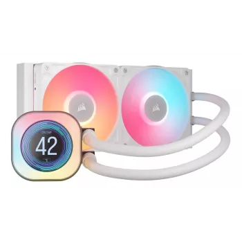 Dissipatore a liquido All-in-one Corsair iCUE LINK TITAN 240 RX LCD 12 cm bianco