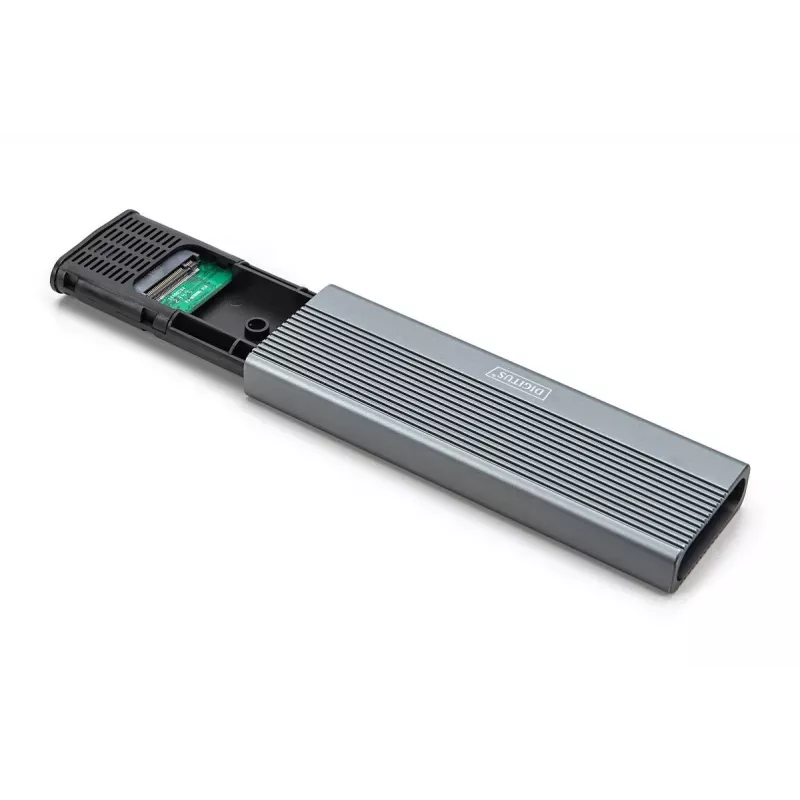 Case per disco fisso USB DIGITUS - NVMe 10 Gbit/s USB 3.2 Gen 2 alluminio senza attrezzi