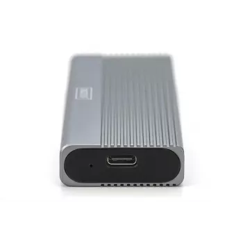 Case per disco fisso USB DIGITUS - NVMe + SATA 10 Gbit/s (NVMe) 6 Gbit/s (SATA) USB 3.1 Gen2 alluminio senza attrezzi