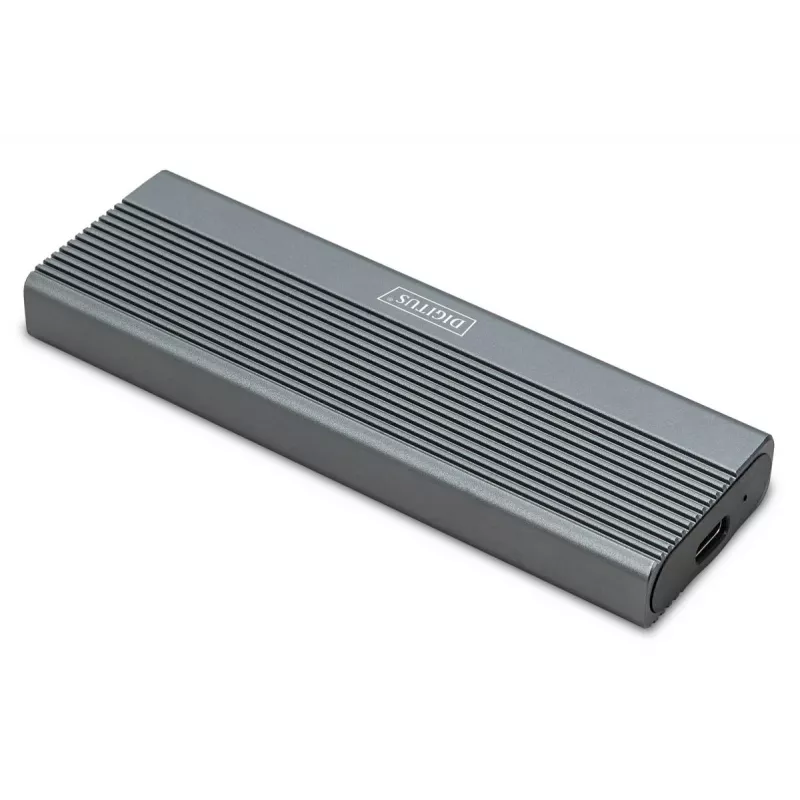 Case per disco fisso USB DIGITUS - NVMe + SATA 10 Gbit/s (NVMe) 6 Gbit/s (SATA) USB 3.1 Gen2 alluminio senza attrezzi