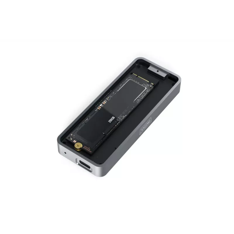 Case per disco fisso USB DIGITUS – NVMe 20 Gbit/s USB 3.2 Gen 2x2 alluminio senza attrezzi