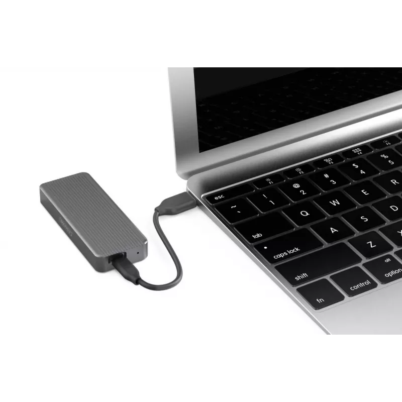 Case per disco fisso USB DIGITUS – NVMe 20 Gbit/s USB 3.2 Gen 2x2 alluminio senza attrezzi