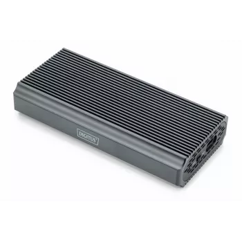 Case per disco fisso USB M.2 Digitus SSD esterno NVMe 40Gbps USB 4.0 alluminio senza attrezzi DA-71158