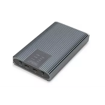 Stazione di clonazione NVMe DIGITUS - NVMe 20Gbits USB 3.2 Gen2 alluminio senza attrezzi