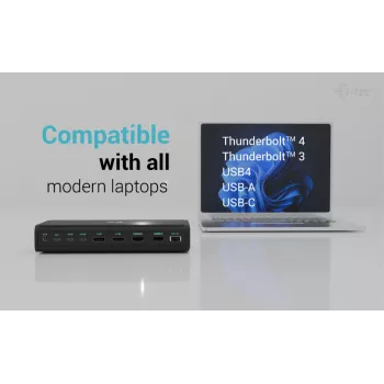 Docking station universale i-tec 6x 4K/60Hz + Power Delivery 140W