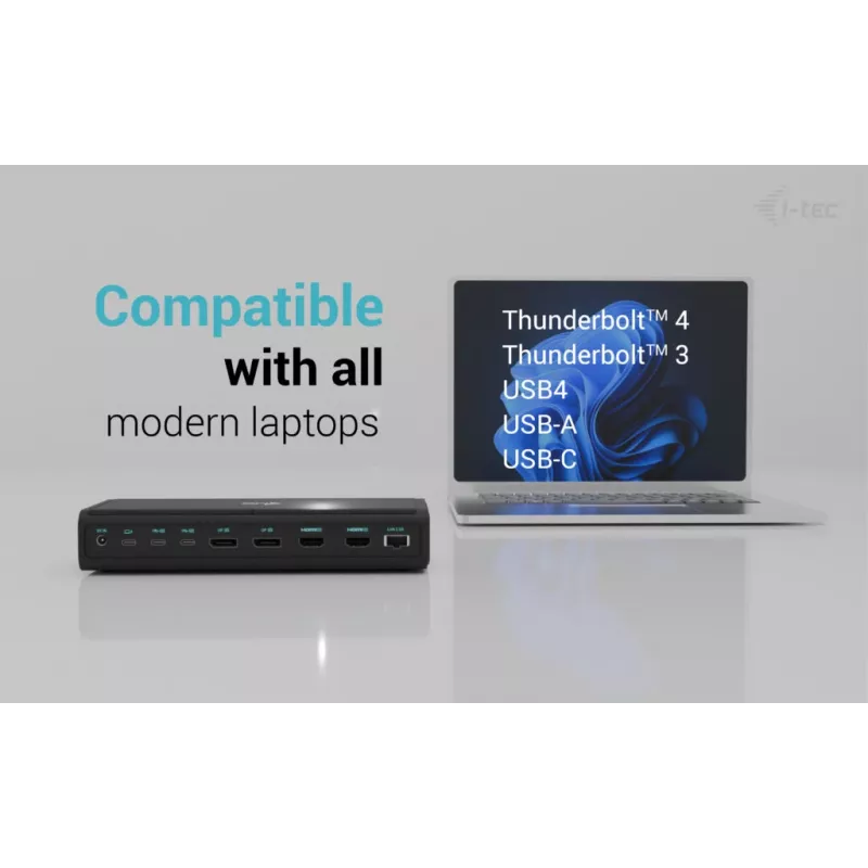 Docking station universale i-tec 6x 4K/60Hz + Power Delivery 140W