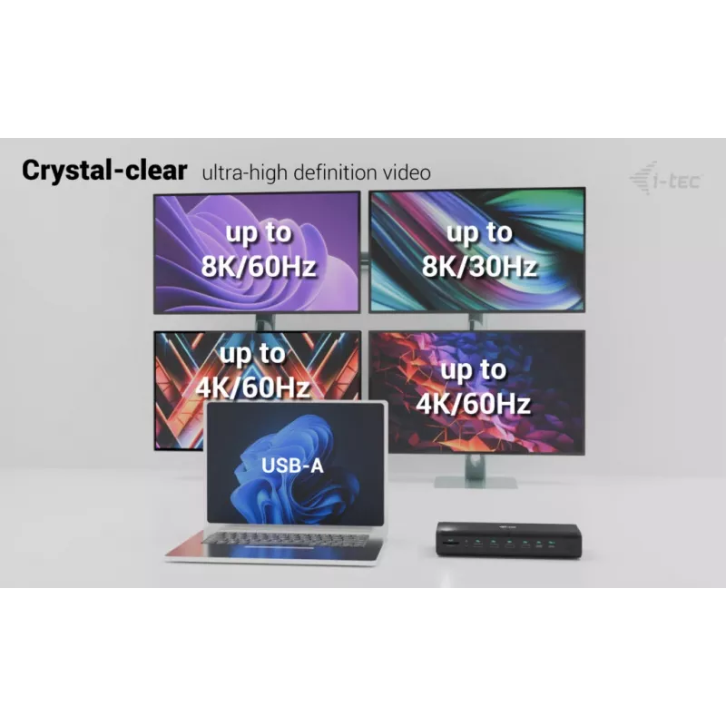 Docking station universale i-tec 6x 4K/60Hz + Power Delivery 140W