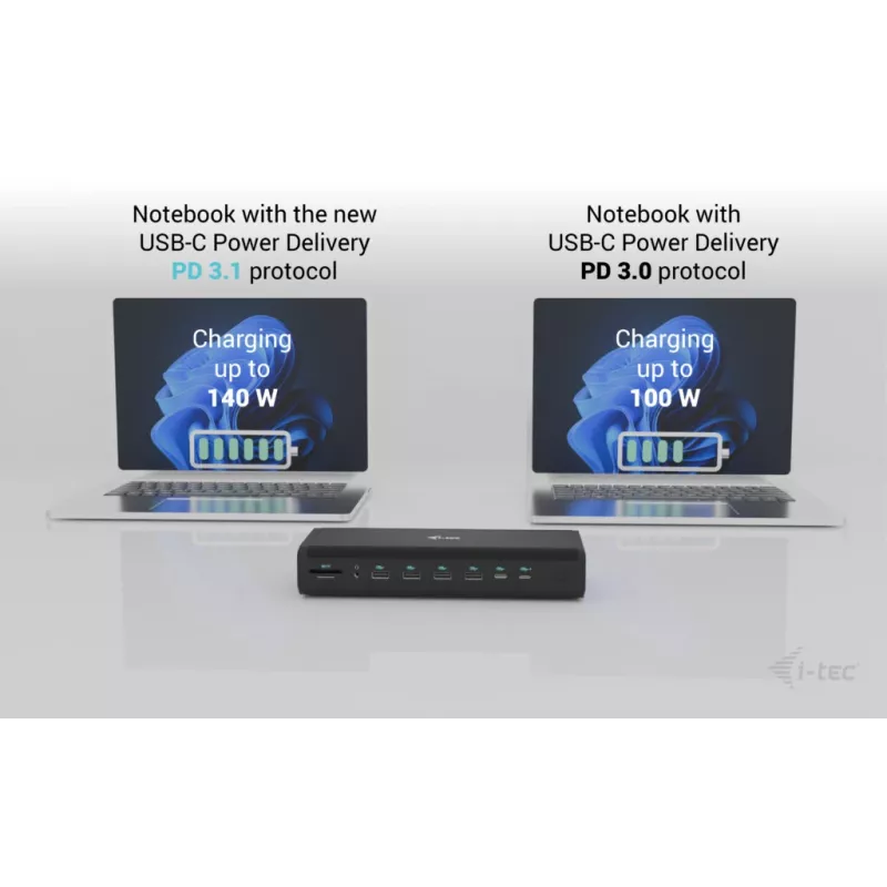 Docking station universale i-tec 6x 4K/60Hz + Power Delivery 140W