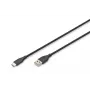 Cavo di ricarica in silicone USB-C DIGITUS USB-A - USB-C USB 2.0 60W - 50cm nero