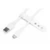 Cavo di ricarica in silicone USB-C DIGITUS USB-A – USB-C USB 2.0 60W – 50 cm bianco
