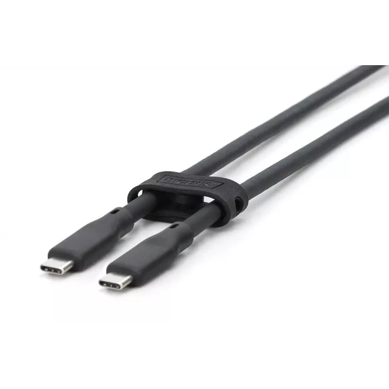 Cavo in silicone USB DIGITUS USB-C - USB-C USB 3.2 Gen1 5G 4K 100W - 2 m nero