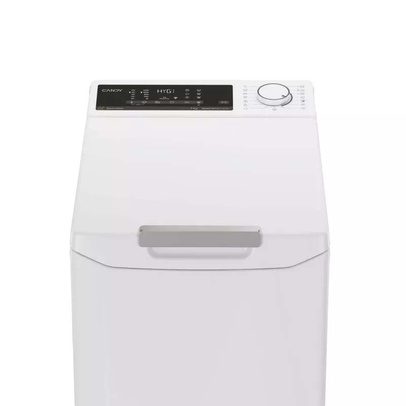Candy TCA274TM4-S Lavatrice a carica dall'alto 7 kg 1200 giri/min Bianco