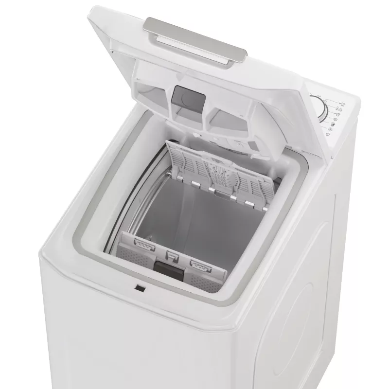 Candy TCA274TM4-S Lavatrice a carica dall'alto 7 kg 1200 giri/min Bianco