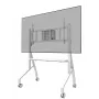 Neomounts MOVE Go XL FL50-575WH1 carrello portatv, 65-110 pollici, max 125 kg, VESA 100x100-1100x600, altezza regolabile 129-139 cm, bloccabile, installazione rapida, certificato TÜV, bianco