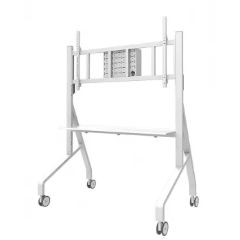 Neomounts FL50-575WH1 carrello TV 65-115 pollici - installazione rapida - TÜV
