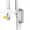 Neomounts MOVE Go XL FL50-575WH1 carrello portatv, 65-110 pollici, max 125 kg, VESA 100x100-1100x600, altezza regolabile 129-139 cm, bloccabile, installazione rapida, certificato TÜV, bianco