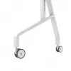 Neomounts MOVE Go XL FL50-575WH1 carrello portatv, 65-110 pollici, max 125 kg, VESA 100x100-1100x600, altezza regolabile 129-139 cm, bloccabile, installazione rapida, certificato TÜV, bianco