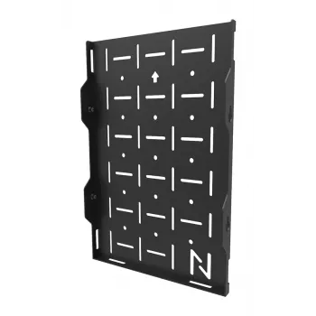 Neomounts AWL05-750BL AV-Hardware-Rack - universale, rack AV, parete, 10 kg, nero, acciaio, 204 mm