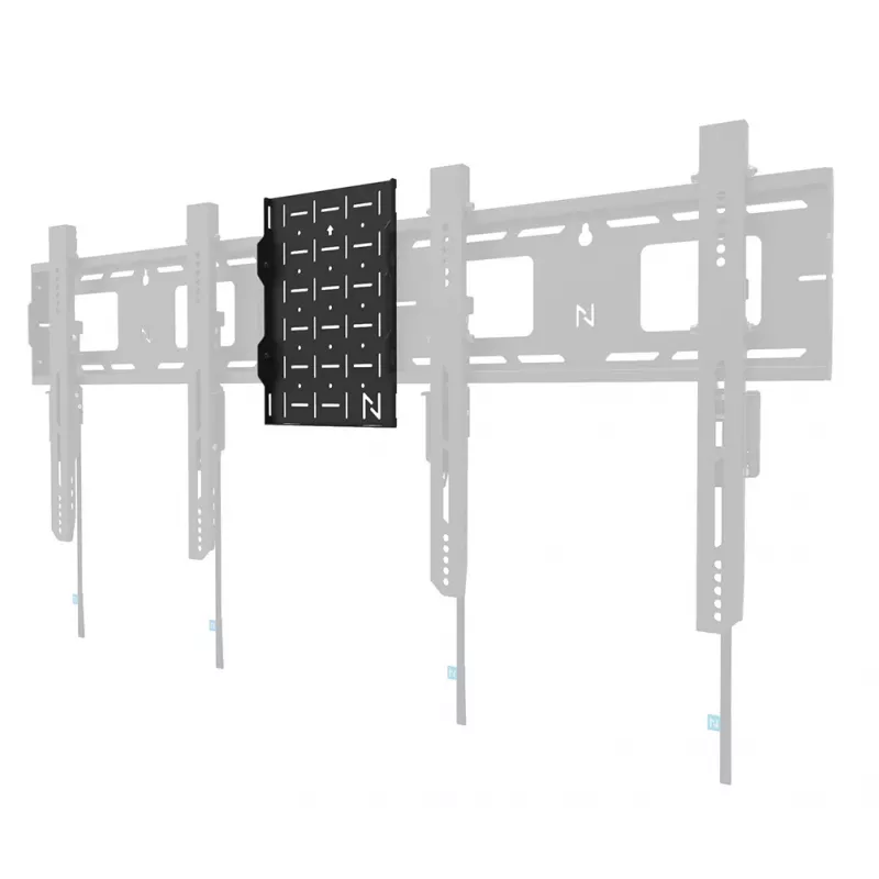 Neomounts AWL05-750BL AV-Hardware-Rack - universale, rack AV, parete, 10 kg, nero, acciaio, 204 mm