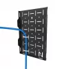 Neomounts AWL05-750BL AV-Hardware-Rack - universale, rack AV, parete, 10 kg, nero, acciaio, 204 mm
