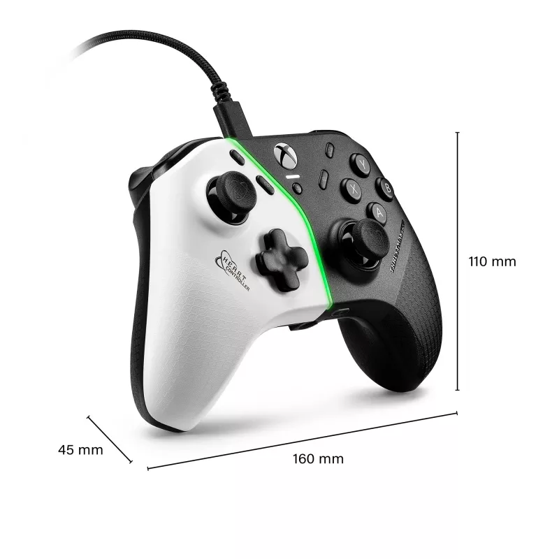 Thrustmaster H.E.A.R.T. nero, bianco USB gamepad PC, Xbox One, Xbox One S, Xbox One X