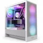 Case NZXT H5 Flow RGB 2024 Midi Tower, bianco