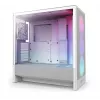 Case NZXT H5 Flow RGB 2024 Midi Tower, bianco