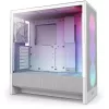 Case NZXT H5 Flow RGB 2024 Midi Tower, bianco