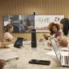 HP Poly Studio G62 sistema di videoconferenza con kit piastre di montaggio