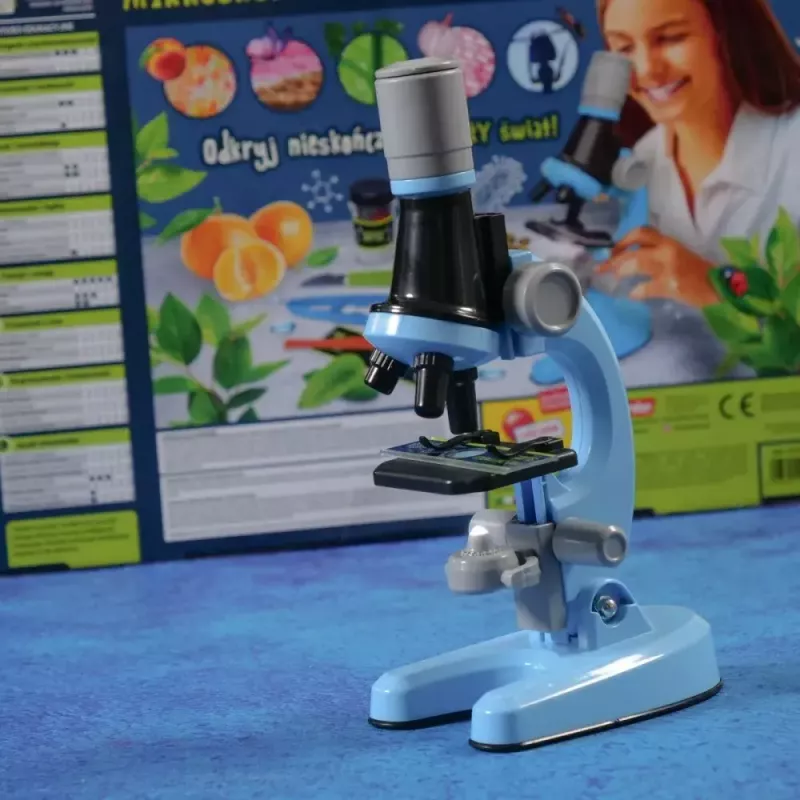 Microscopio didattico Liscianigiochi Im A Genius 304-PL97388 — set ottico per bambini con ingrandimento per imparare