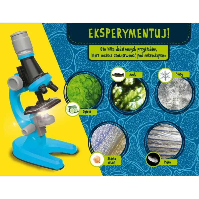 Microscopio didattico Liscianigiochi Im A Genius 304-PL97388 — set ottico per bambini con ingrandimento per imparare