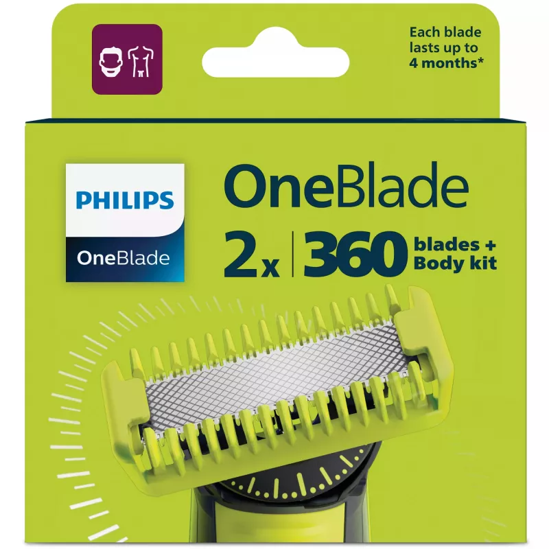 Philips Norelco OneBlade OneBlade QP624/50 lama di ricambio