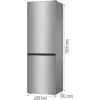 Gorenje NRK61CS2XL4 libera installazione 300 L grigio