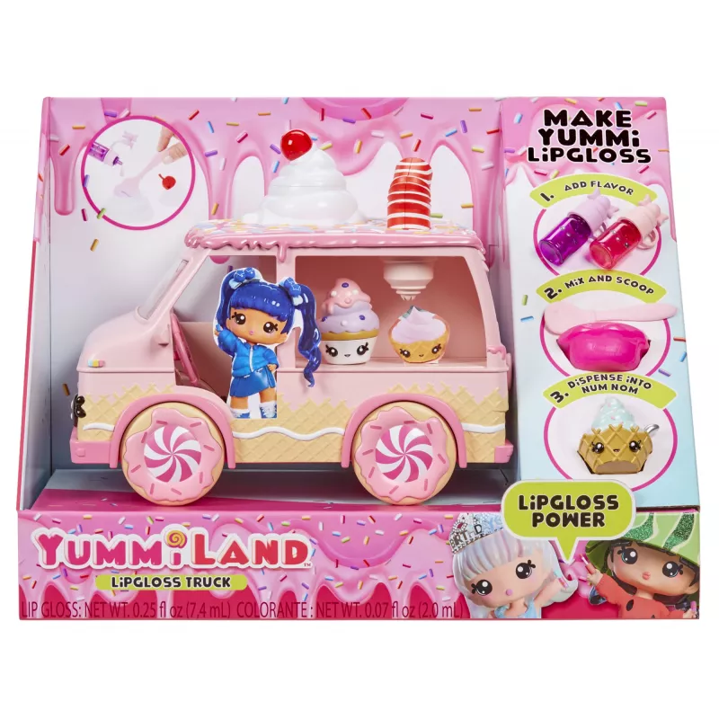 MGA Entertainment Yummiland Lipgloss Truck ciondolo con bambola