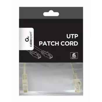 Cavo patch, GEMBIRD, PP6U-CU-7.5M, RJ45, Cat.6, 7,5 m, grigio